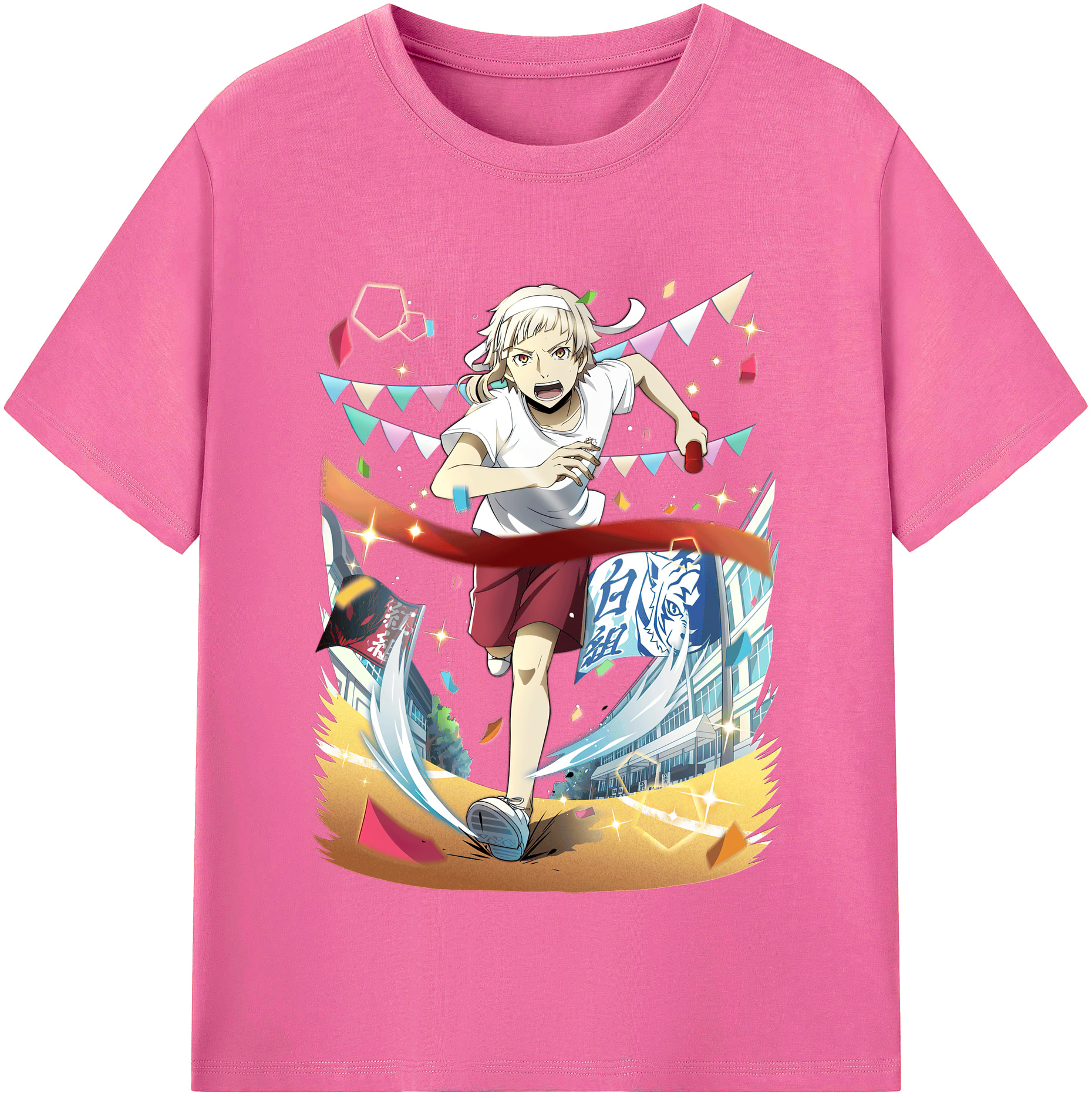 （画像用） 文豪ストレイドッグス Bungo Stray Dogs レディースカジュアルプリントTシャツ（綿100％）